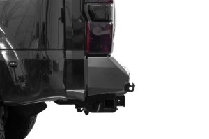 Ford Super Duty F-250 Bumper - Rear - Addictive Desert Designs - Stealth Fighter - Hammer Black with Satin Black Panels - `23-`26